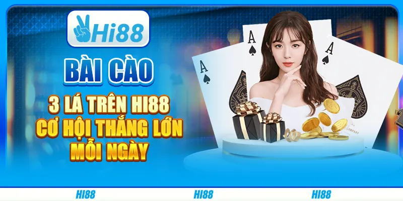 Bài Cào 3 Lá - Cược Thắng Lớn Trên Nền Tảng Giải Trí Hi88