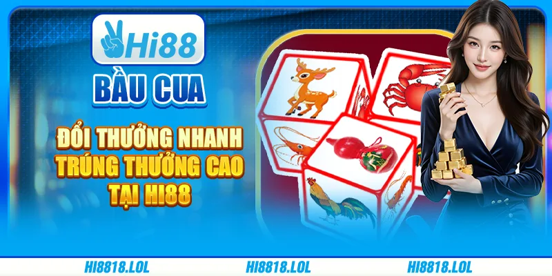 Bầu Cua Đổi Thưởng Nhanh, Trúng Thưởng Cao Tại Hi88